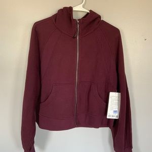 Lululemon Medium Hooded burgundy sweatshirt
